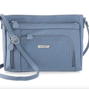 CROSSBODY BAG IN DARK DENIM